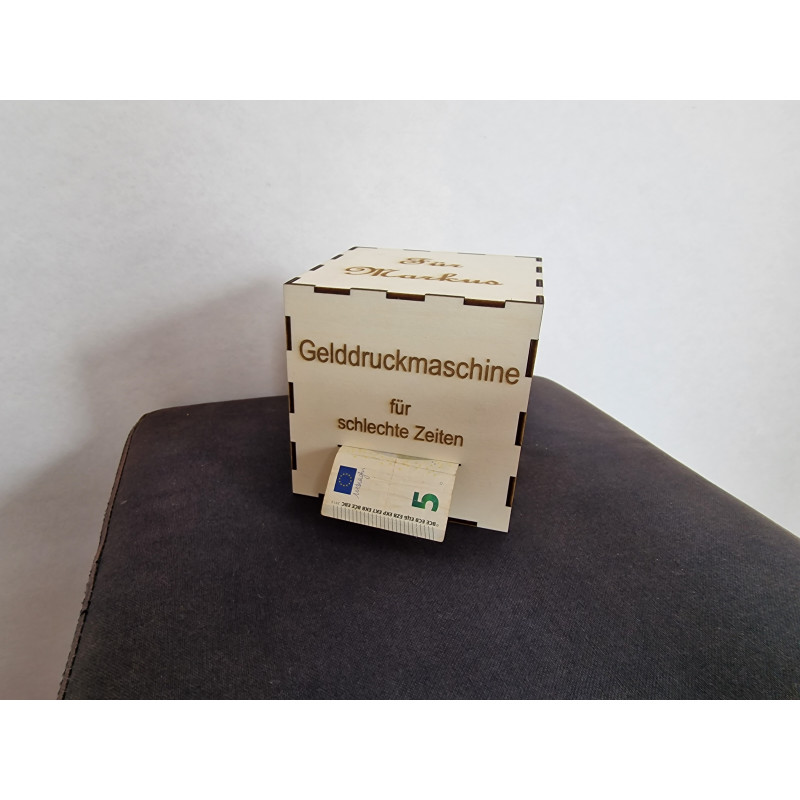 Geldgeschenk "Gelddruckmaschine" (Datei)